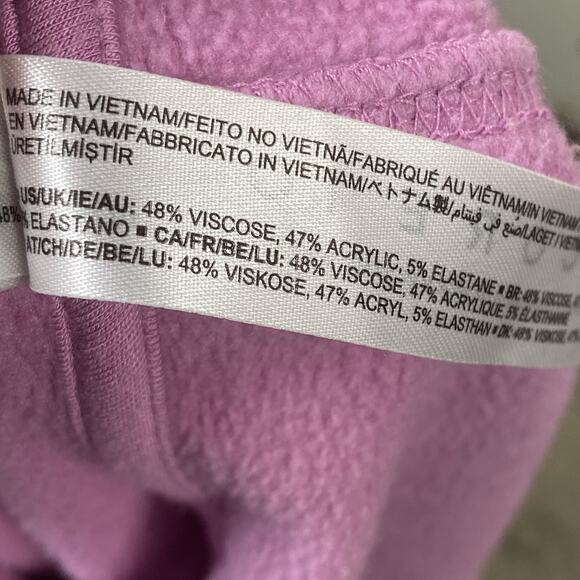 Core 10 Sweatshirt Women's Size Medium Purple Hooded Crewneck Long Sleeve Soft - Picture 6 of 7